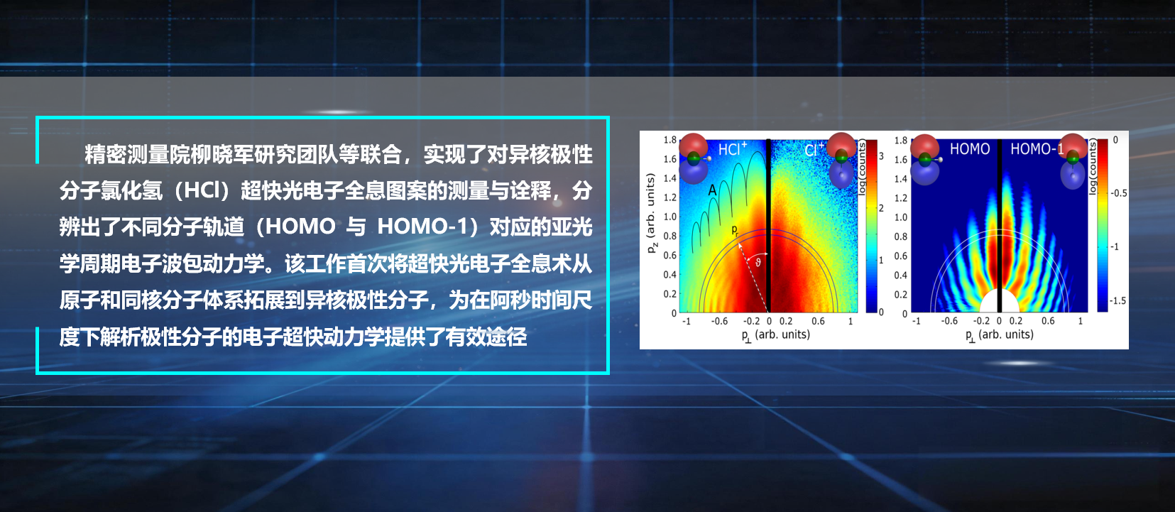 Ebpay在原子分子超快动力学精密探测方面取得新进展